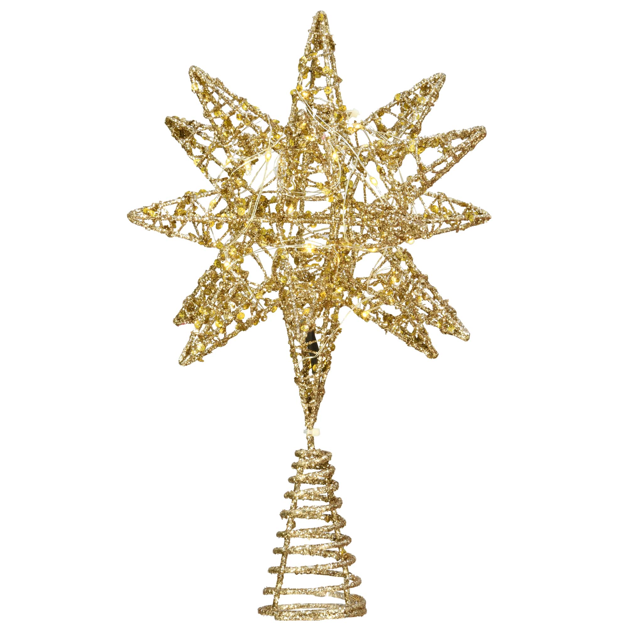 14.5" Falling Star Tree Top For Artificial Trees With Lights